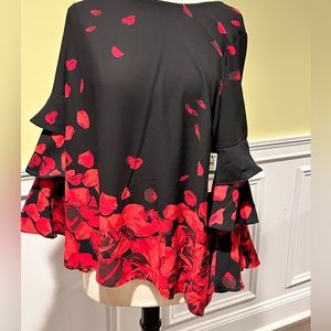 Alfani Floral Blouse with Flared sleeves - NWT